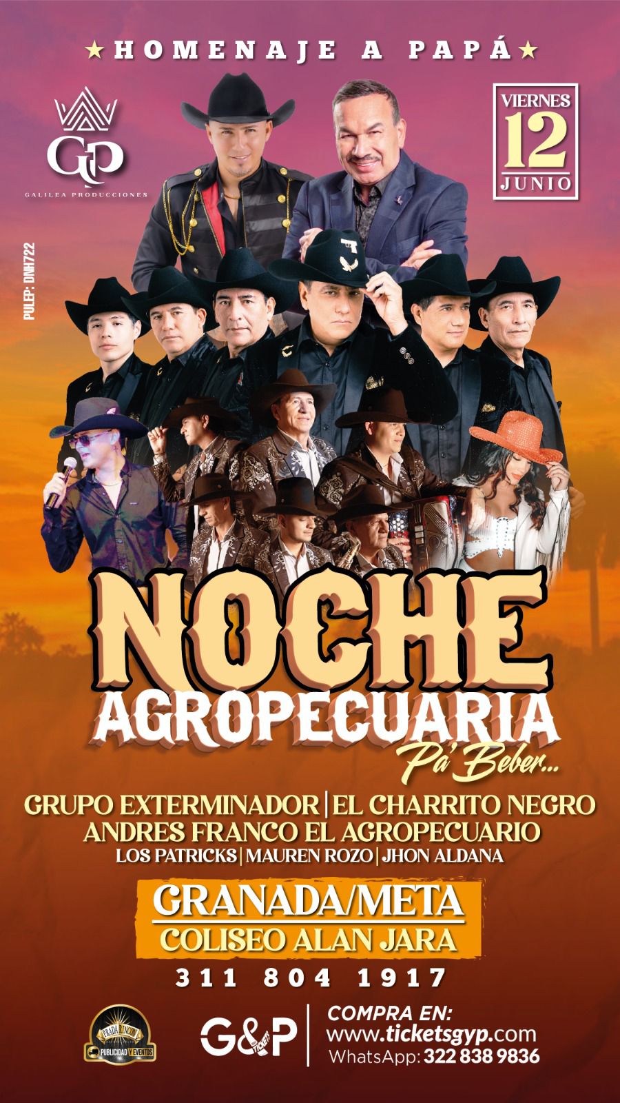 Poster Oficial Noche Agropecuaria
